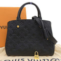 Louis Vuitton Monogram Empreinte Black Noir Leather Handbag (Pre-Owned)