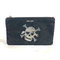 Prada Black Nylon Clutch Bag Pouch (Pre-Owned)