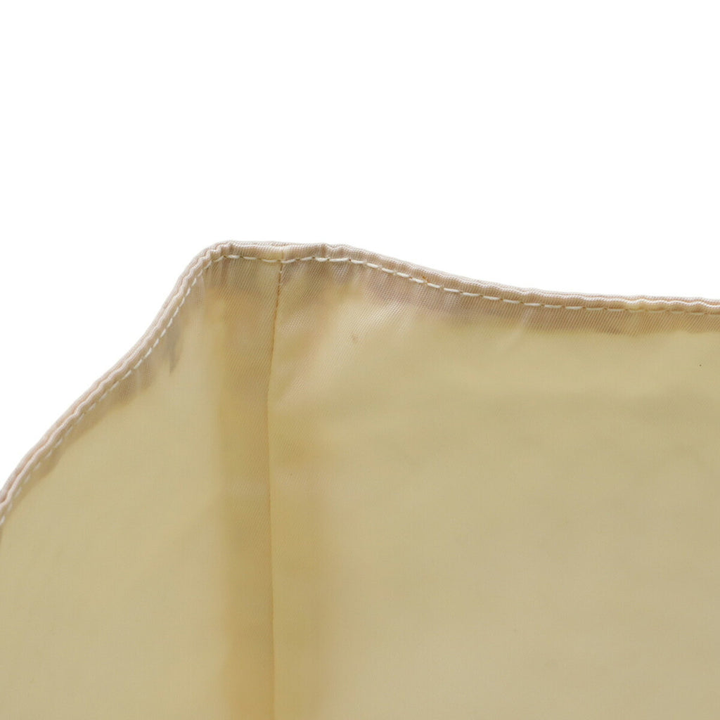 Bottega Veneta Intrecciolusion Beige Cream Sand Nylon Leather Shoulder Bag Tote Bag (Pre-Owned)