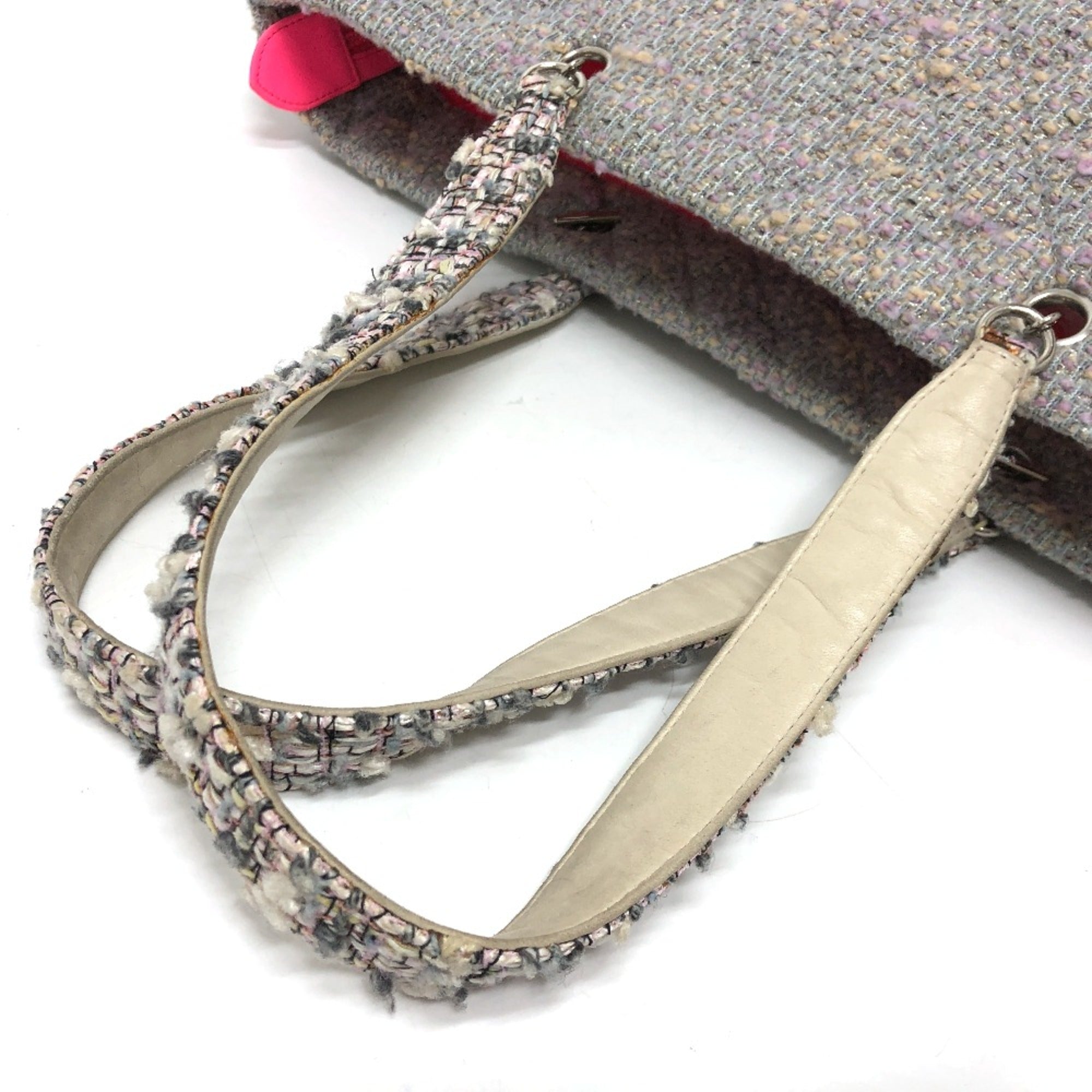 Chanel Purple Tweed Tote Bag (Pre-Owned)