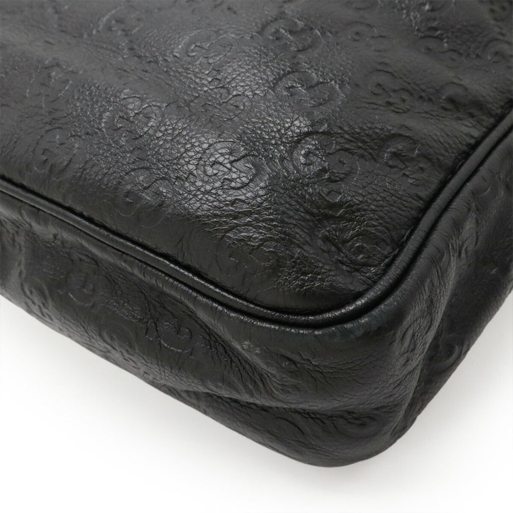 Gucci Black Leather Shoulder Bag (Pre-Owned)
