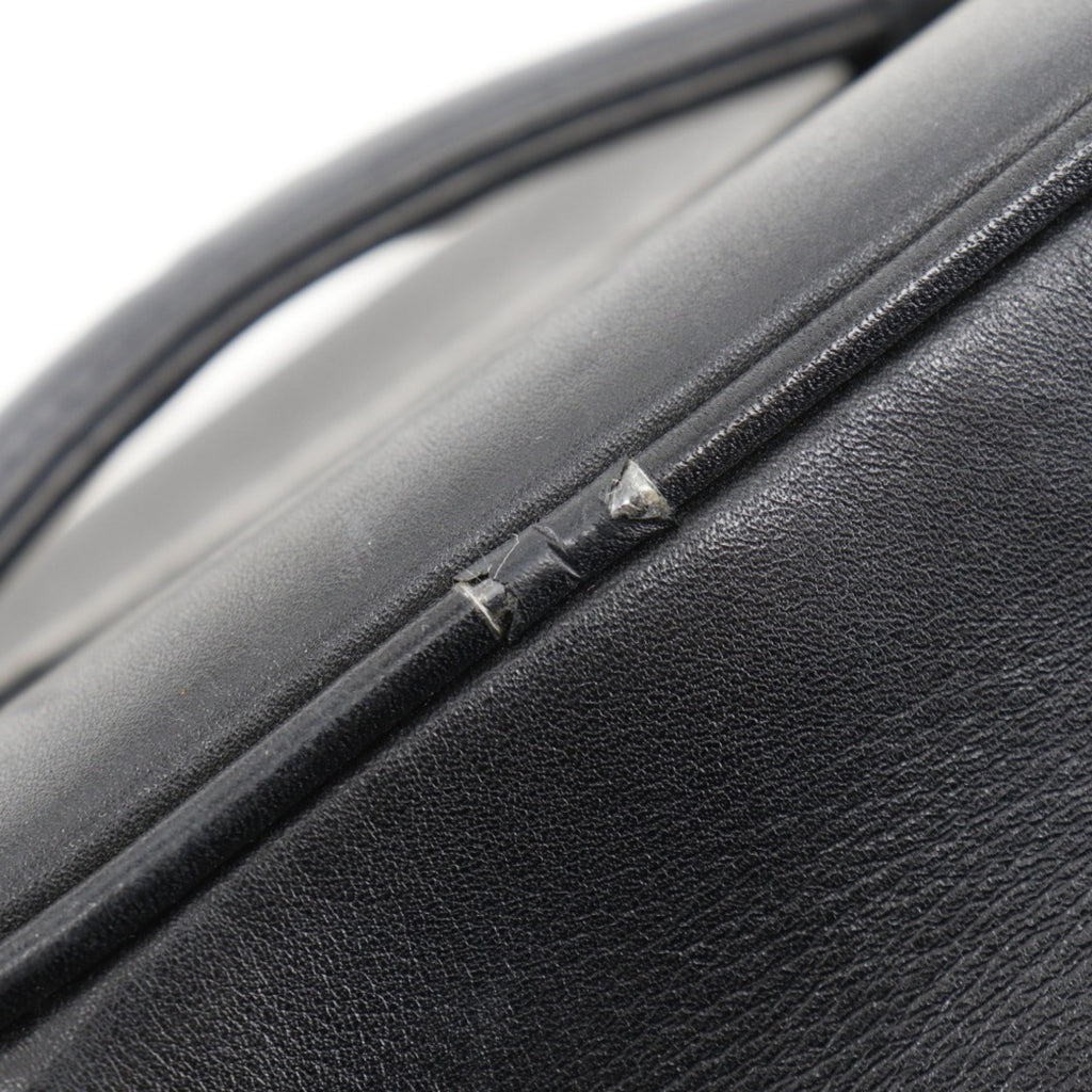 Chanel Black Leather Handbag Pouch (Pre-Owned)