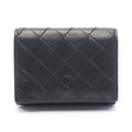Bottega Veneta Black Intrecciato Wallet (Tri-Fold) (Pre-Owned)