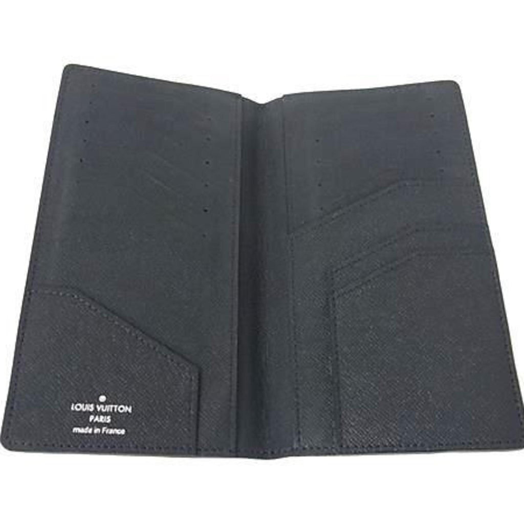 Louis Vuitton Taiga Boreal Navy Taiga Leather Long Wallet (Bi-Fold) (Pre-Owned)