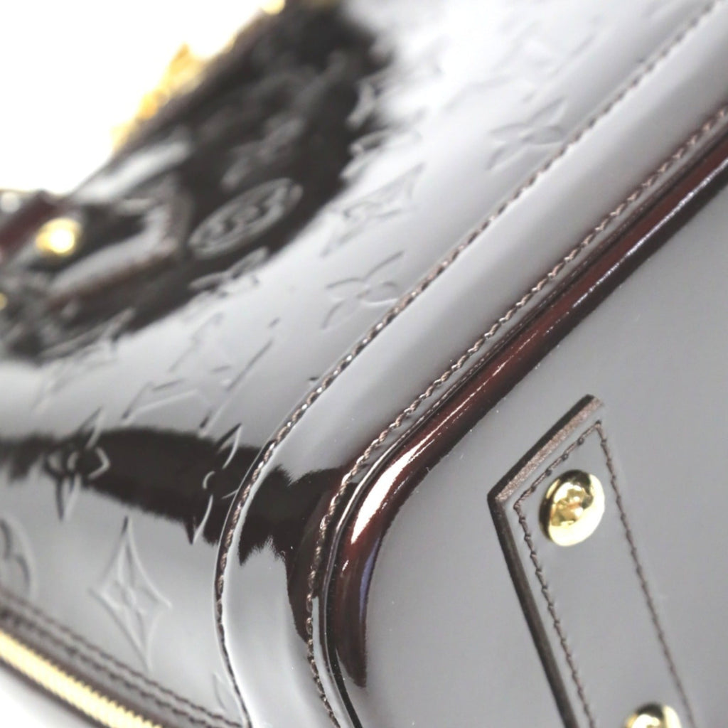Louis Vuitton Amarante Monogram Vernis Handbag (Pre-Owned)