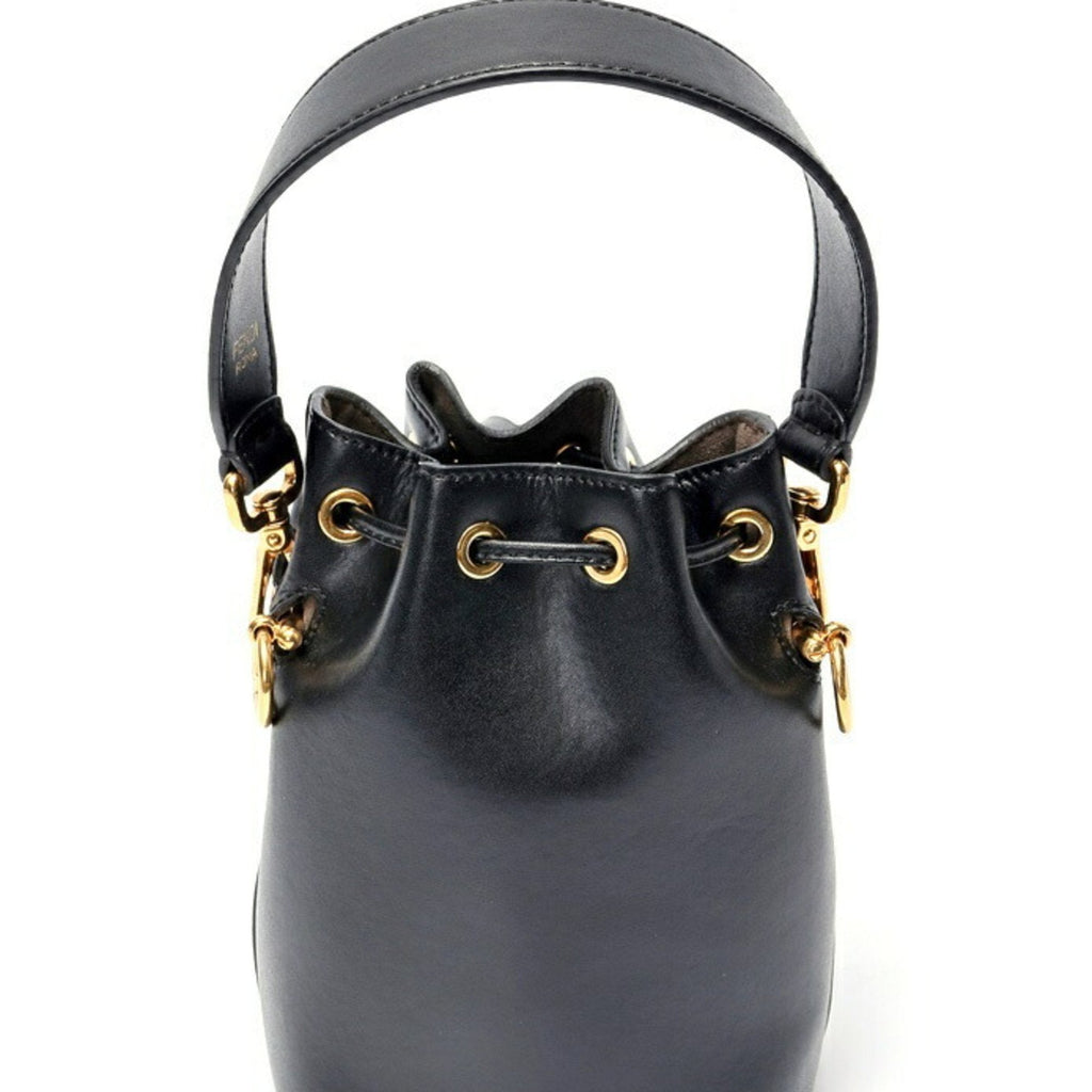 Fendi Black Leather Handbag (Pre-Owned)