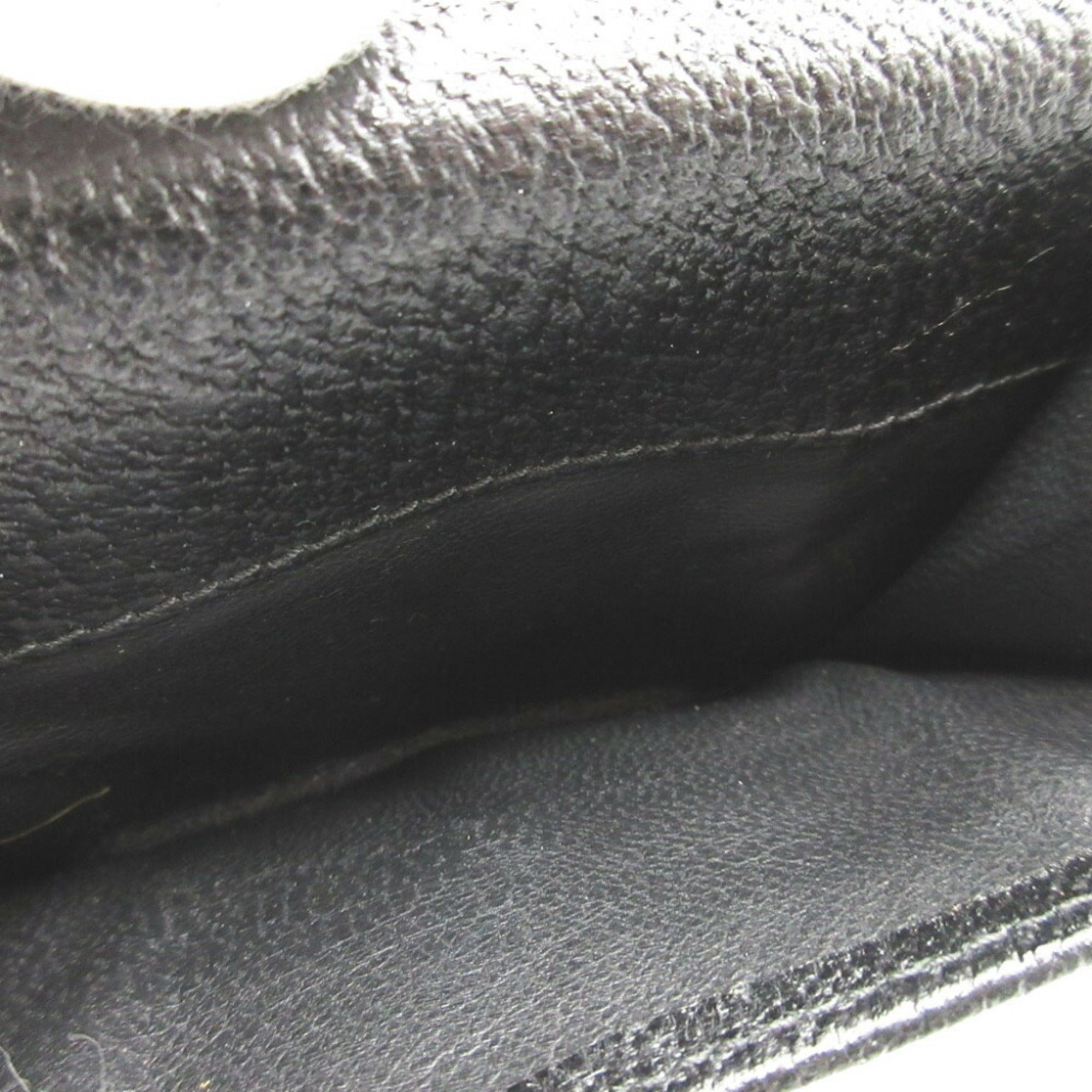 Gucci Black Gg Canvas Leather Wallet (Bi-Fold) (Pre-Owned)
