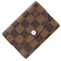 Louis Vuitton Damier Canvas Rose Ballerine Coin Purse/Coin Case (Pre-Owned)