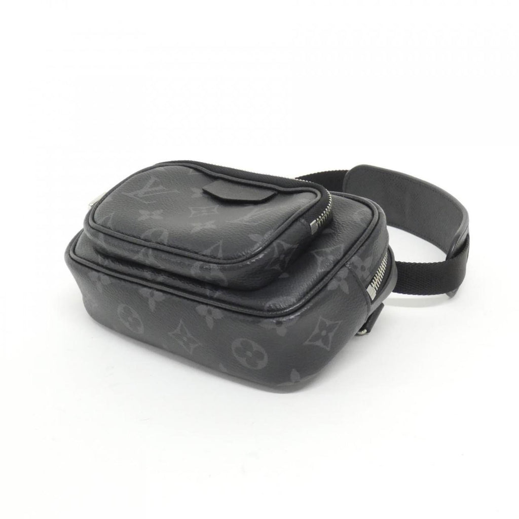 Louis Vuitton Black Coated Canvas Pochette Shoulder Bag (Pre-Owned)