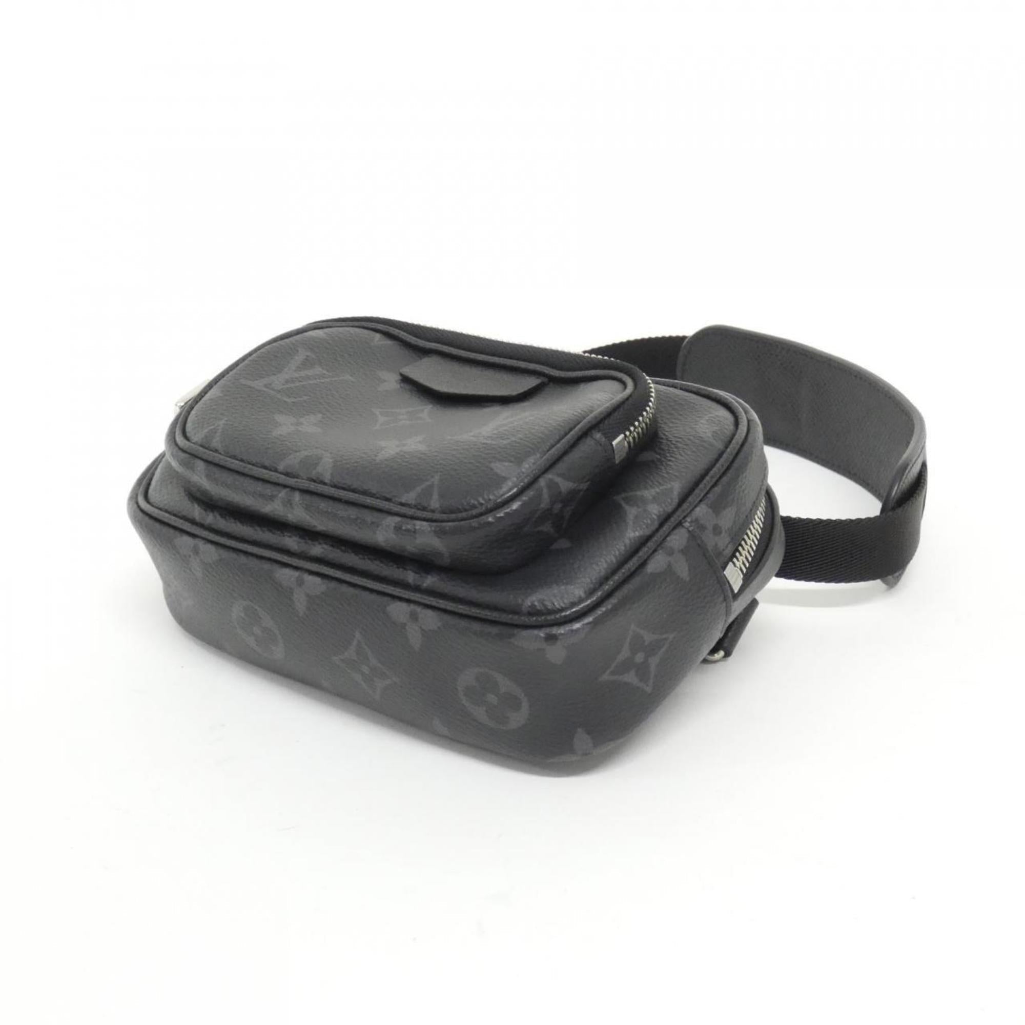 Louis Vuitton Black Coated Canvas Pochette Shoulder Bag (Pre-Owned)