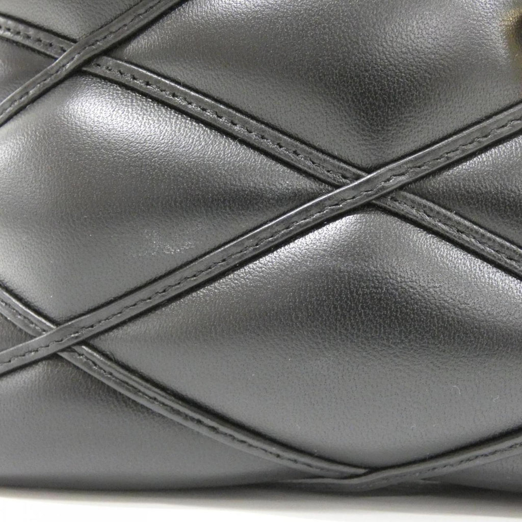Louis Vuitton Black Leather Shoulder Bag (Pre-Owned)