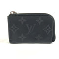 Louis Vuitton Black Monogram Eclipse Coin Purse/Coin Case (Pre-Owned)
