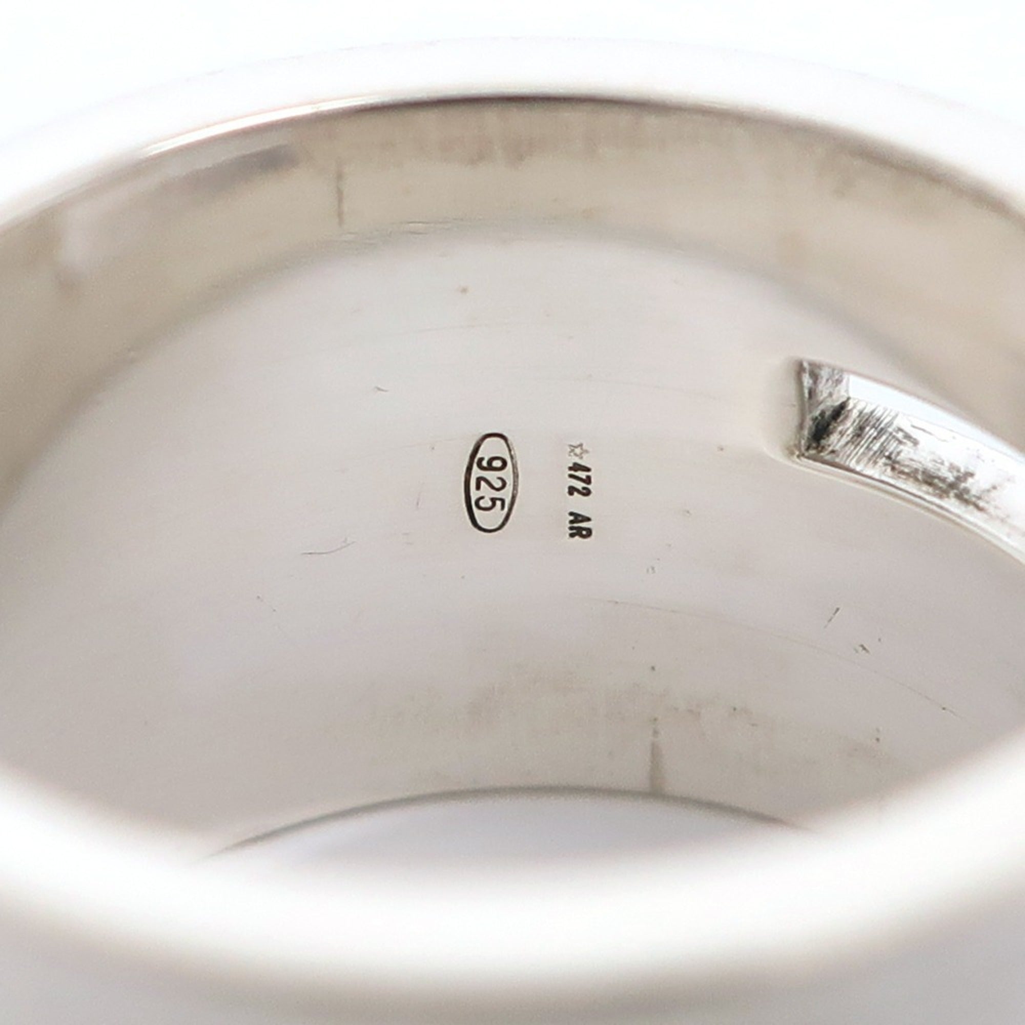 Gucci Silver 925 Band Ring (Pre-Owned)