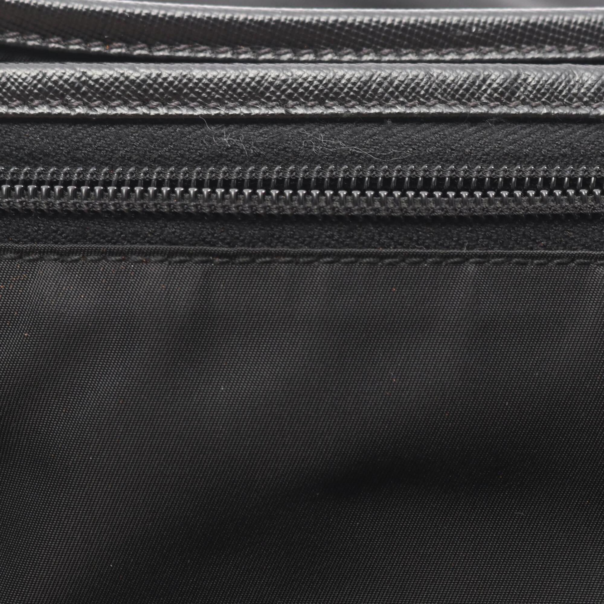 Prada Black Nylon Handbag Shoulder Bag (Pre-Owned)