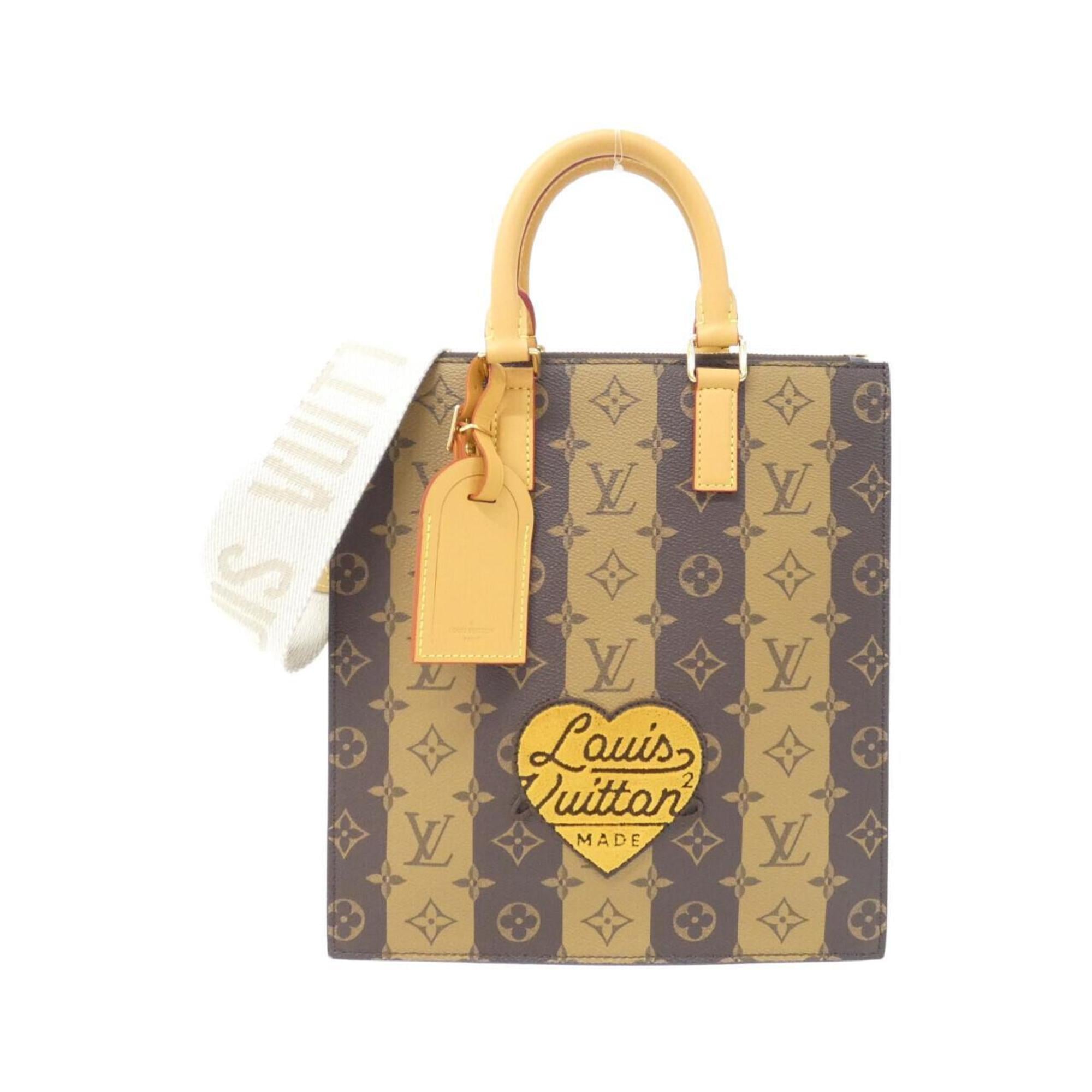 Louis Vuitton Monogram Marron Coated Canvas Handbag (Pre-Owned)