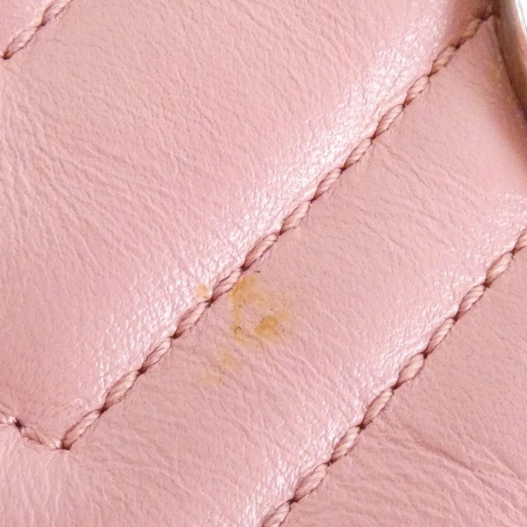 Gucci Pink Leather Shoulder Bag (Pre-Owned)