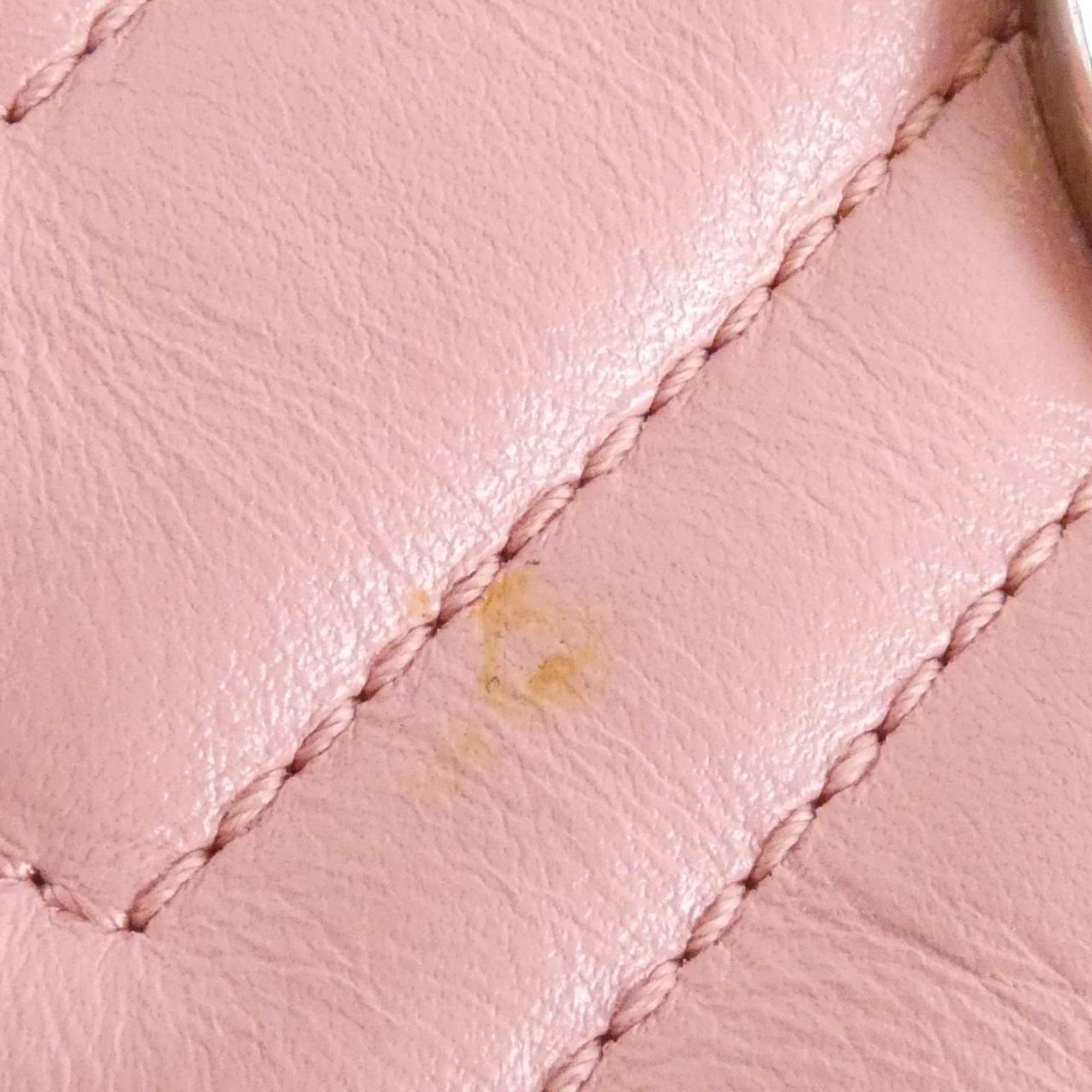 Gucci Pink Leather Shoulder Bag (Pre-Owned)