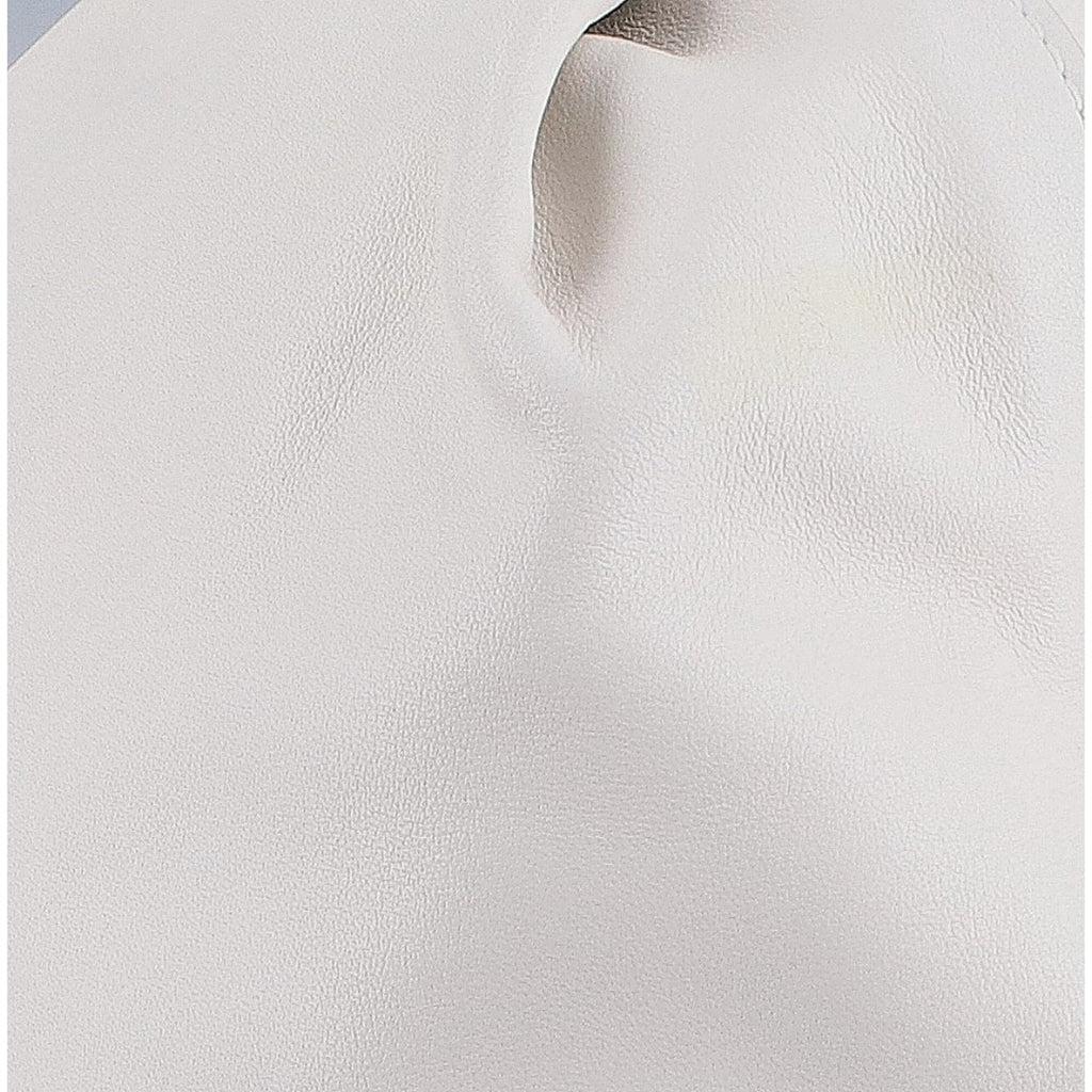 Bottega Veneta White Leather Handbag (Pre-Owned)
