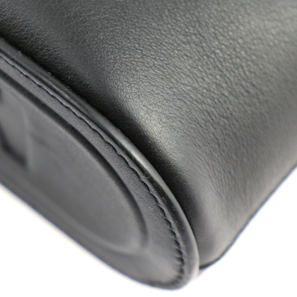 Louis Vuitton Black Leather Clutch Bag (Pre-Owned)