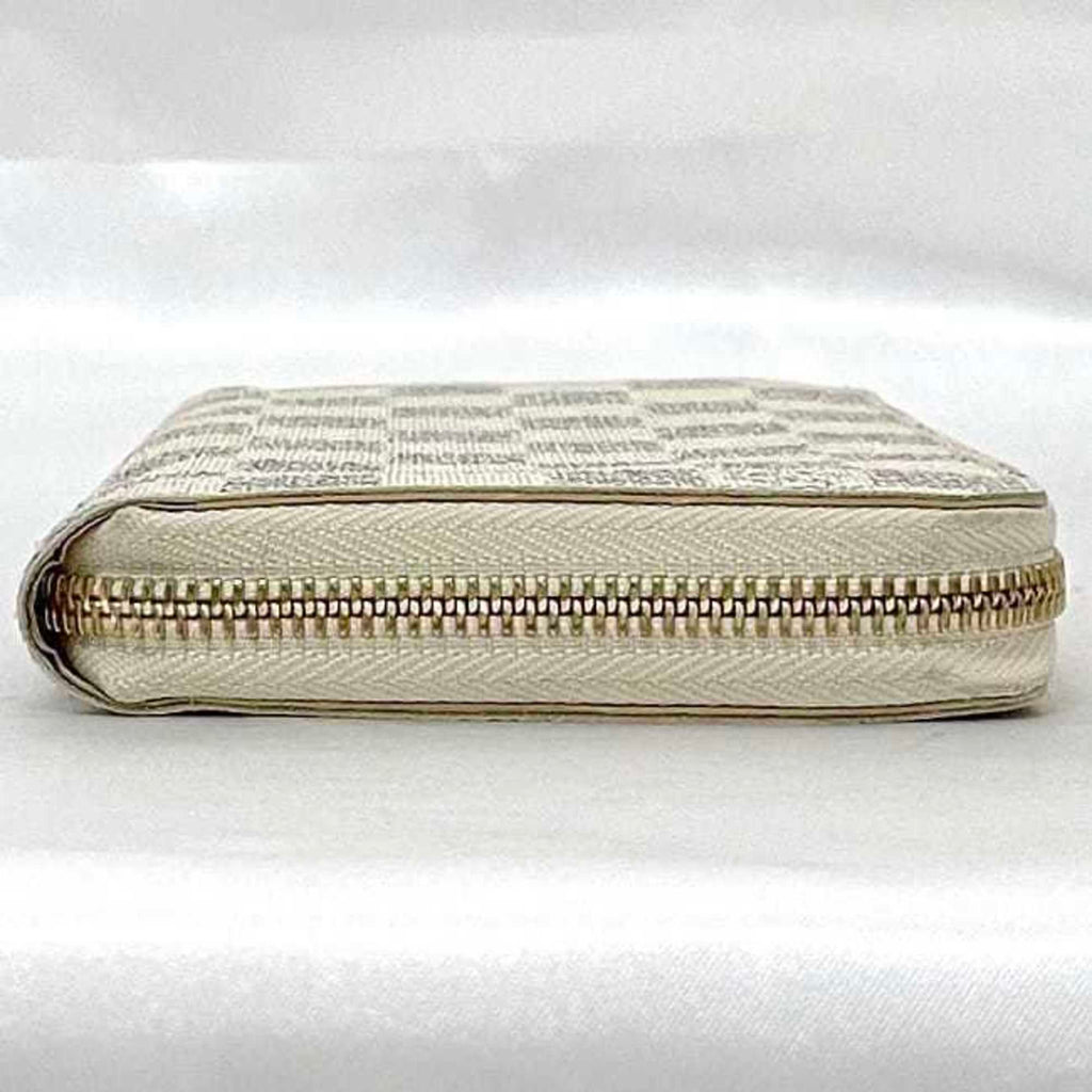 Louis Vuitton Gray White Damier Canvas Long Wallet (Bi-Fold) (Pre-Owned)