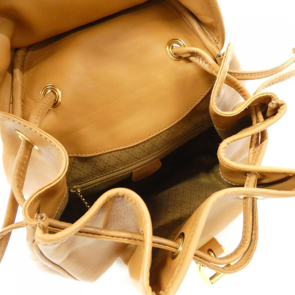 Gucci Beige Leather Backpack (Pre-Owned)