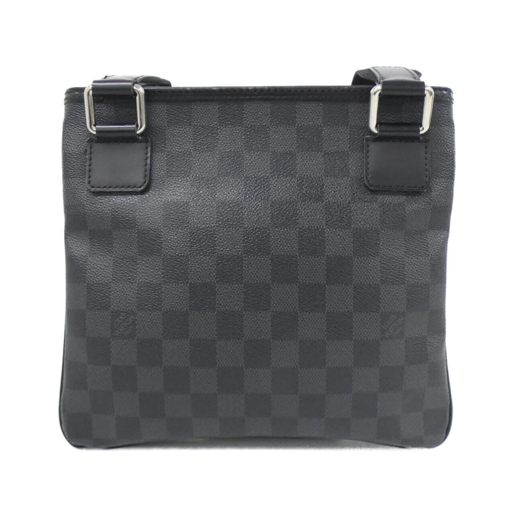 Louis Vuitton Graphite Coated Canvas Shoulder Bag (Pre-Owned)