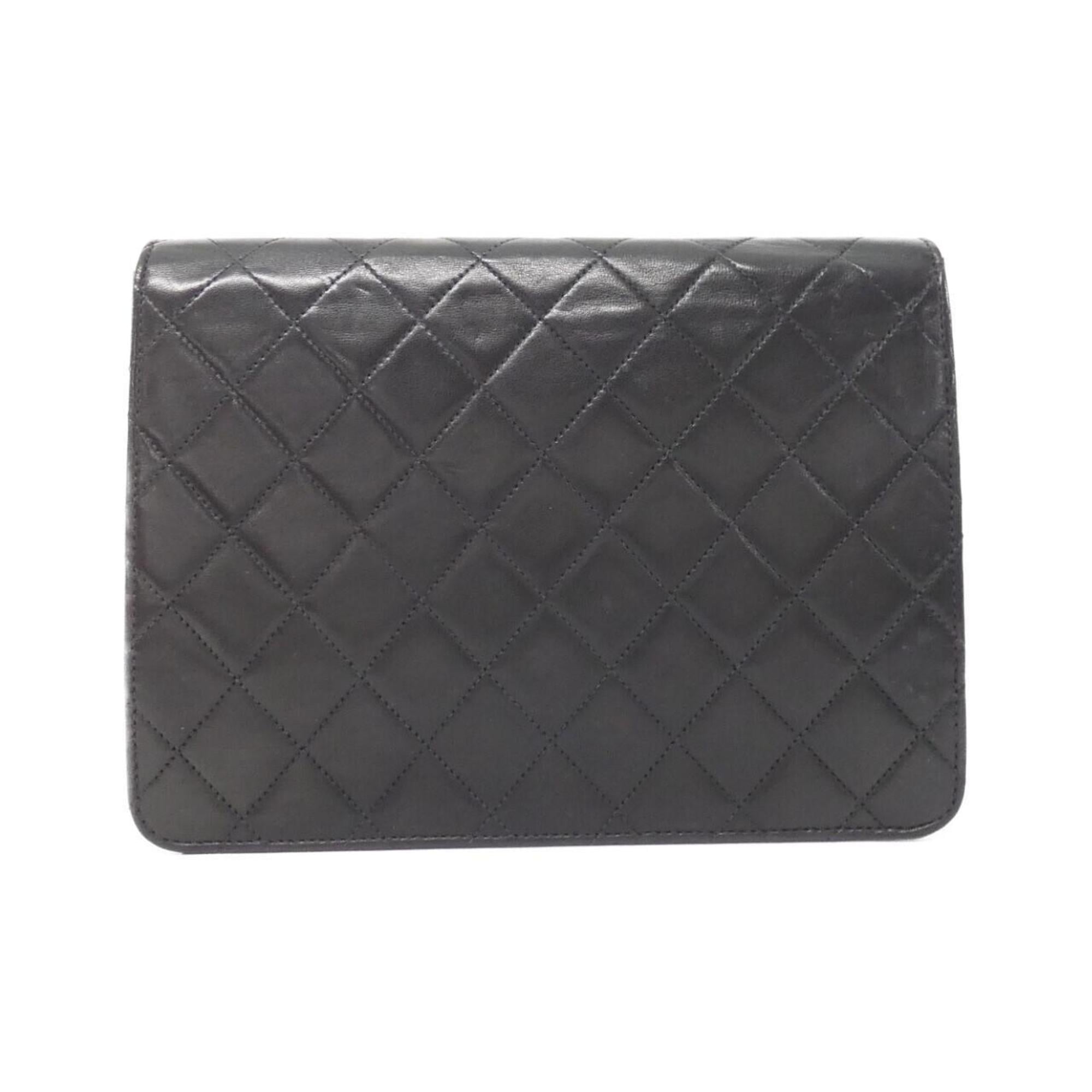 Chanel Black Leather Shoulder Bag (Pre-Owned)