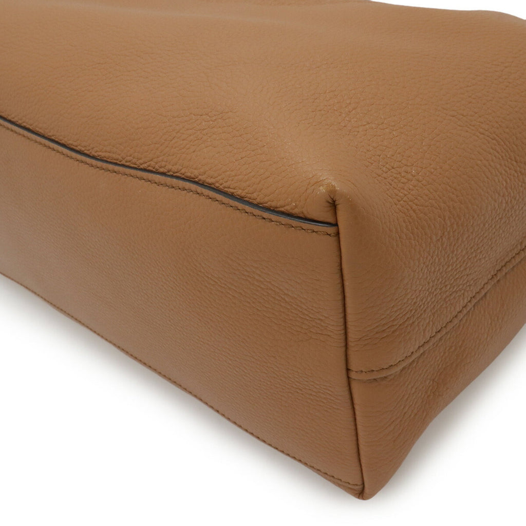 Prada Camel Leather Shoulder Bag (Pre-Owned)