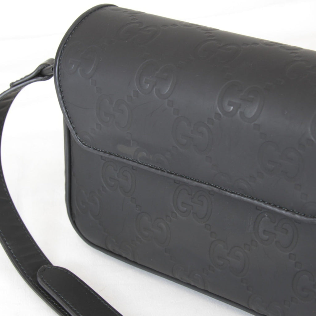 Gucci Black Rubber Shoulder Bag (Pre-Owned)