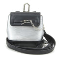 Louis Vuitton Black Silver Epi Leather Shoulder Bag (Pre-Owned)