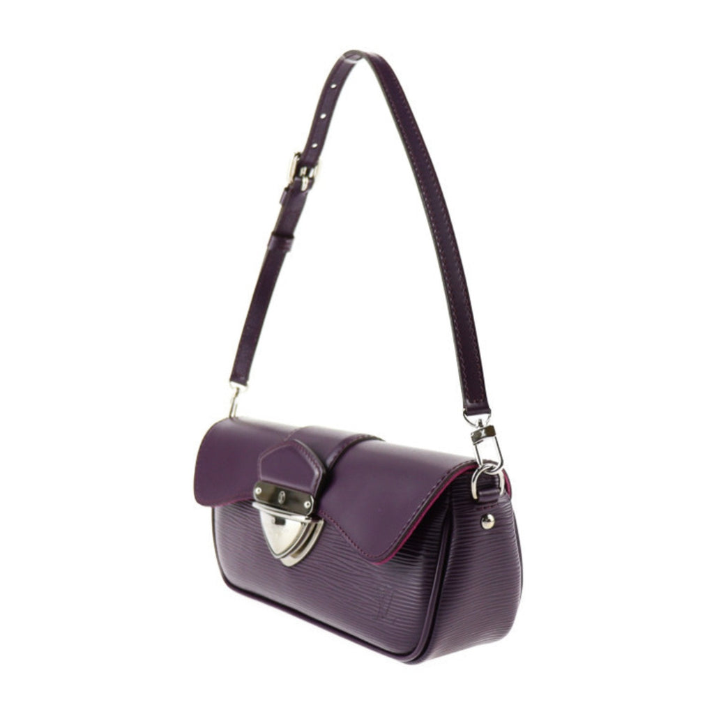 Louis Vuitton Cassis Leather Clutch Bag Handbag Pochette Shoulder Bag (Pre-Owned)