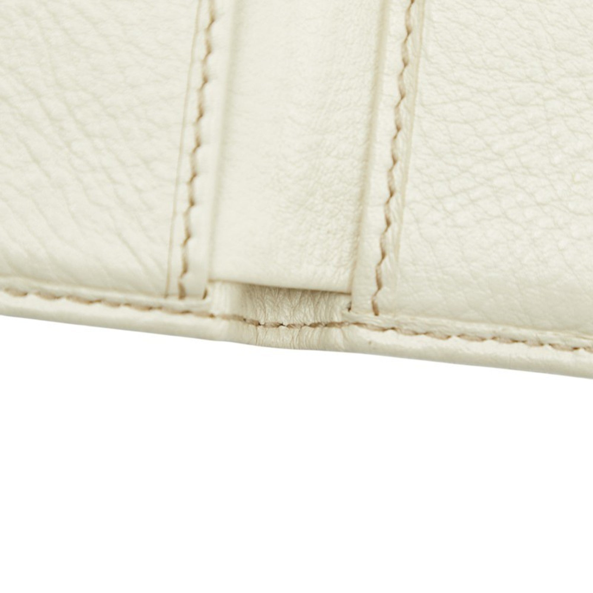 Gucci Beige Ivory Canvas Leather Wallet (Bi-Fold) (Pre-Owned)