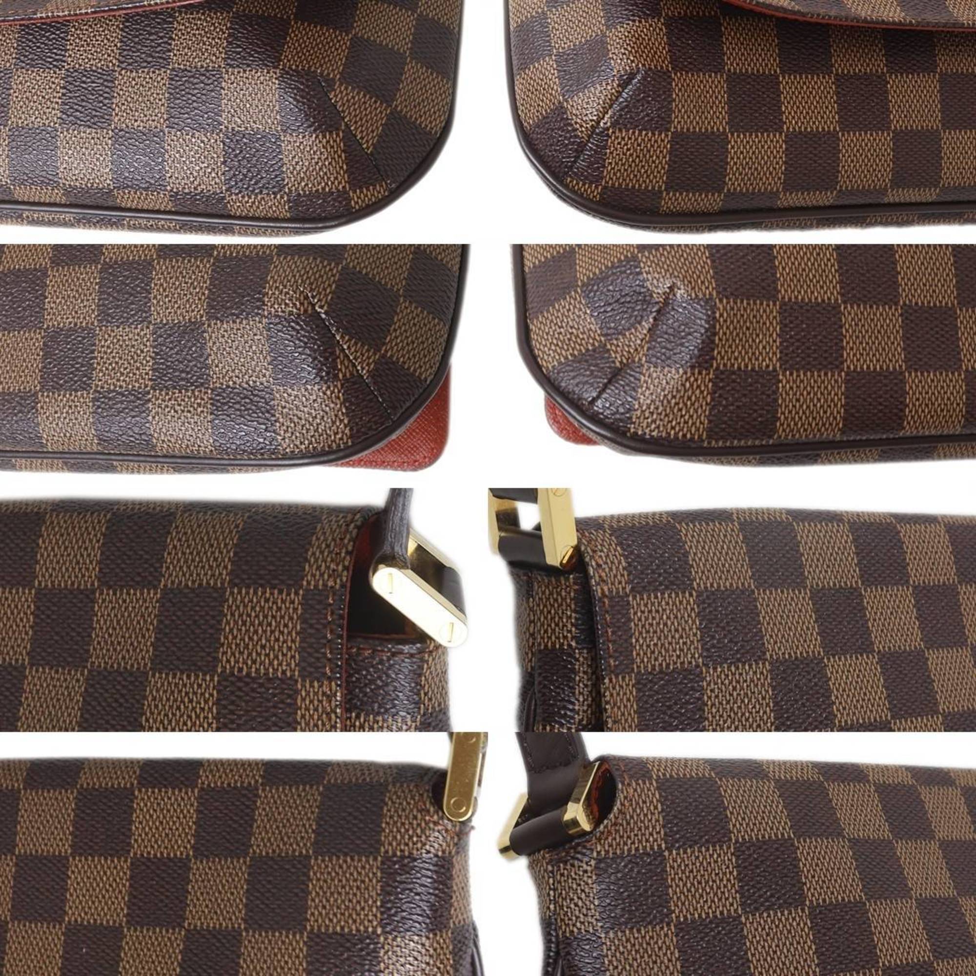 Louis Vuitton Damier Damier Canvas Ebene Shoulder Bag (Pre-Owned)