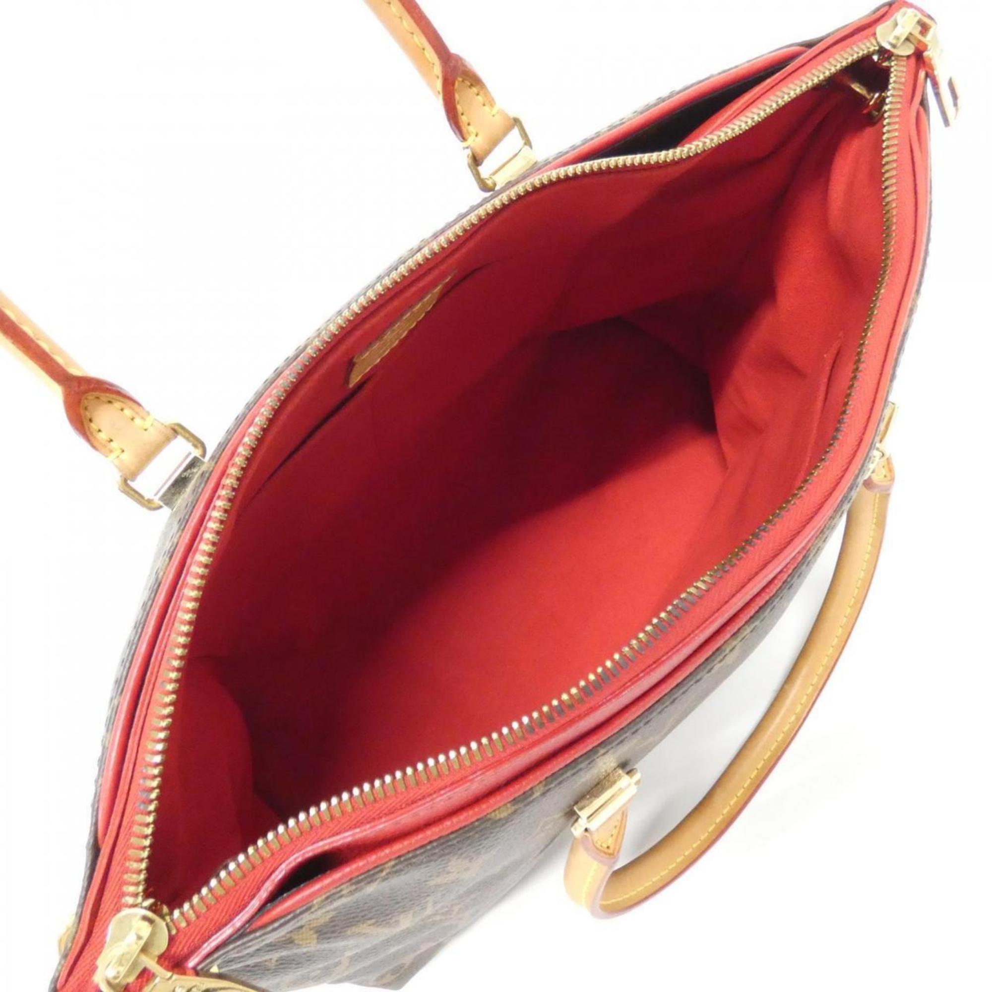 Louis Vuitton Cerise Marron Coated Canvas Handbag (Pre-Owned)