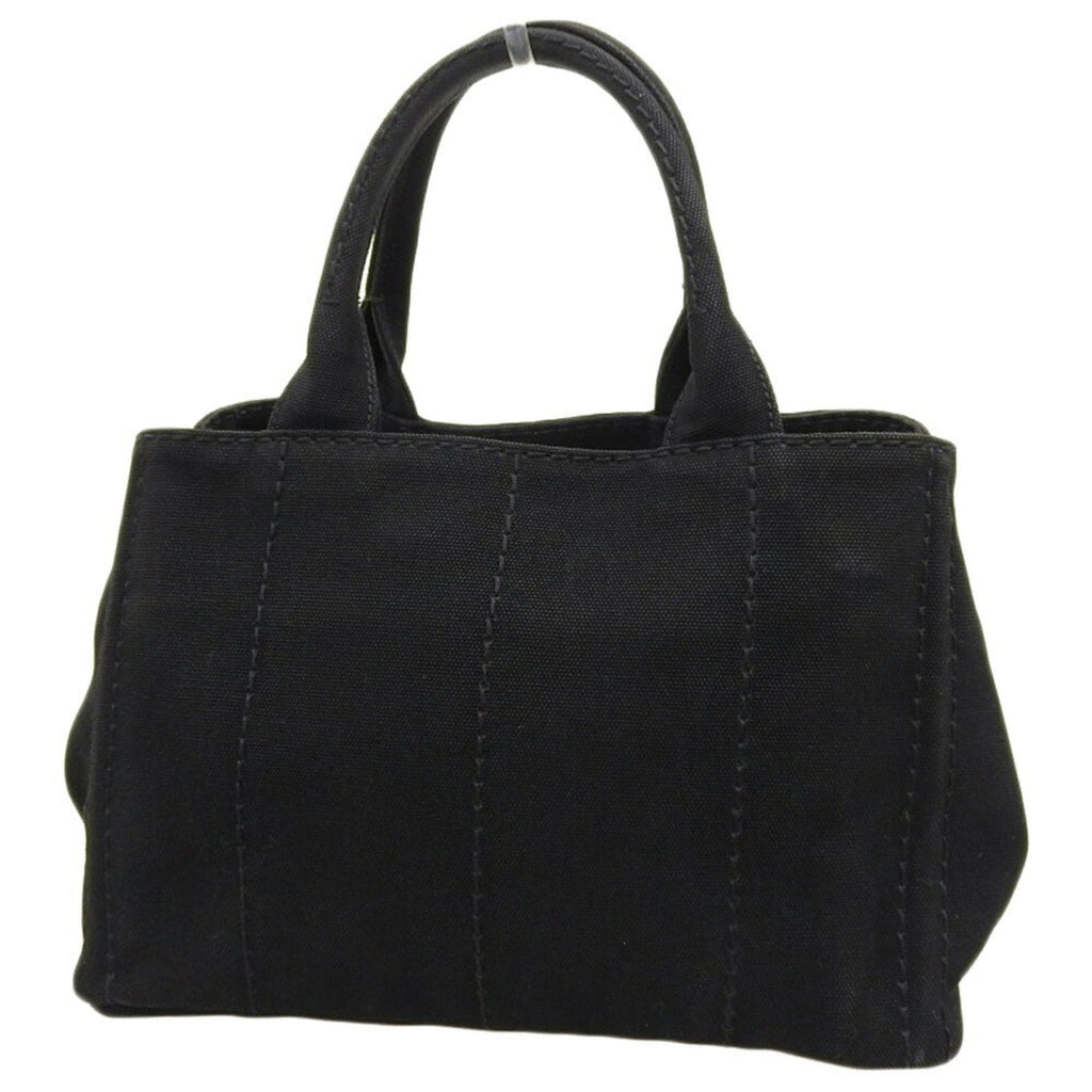 Prada Black Canvas Handbag (Pre-Owned)