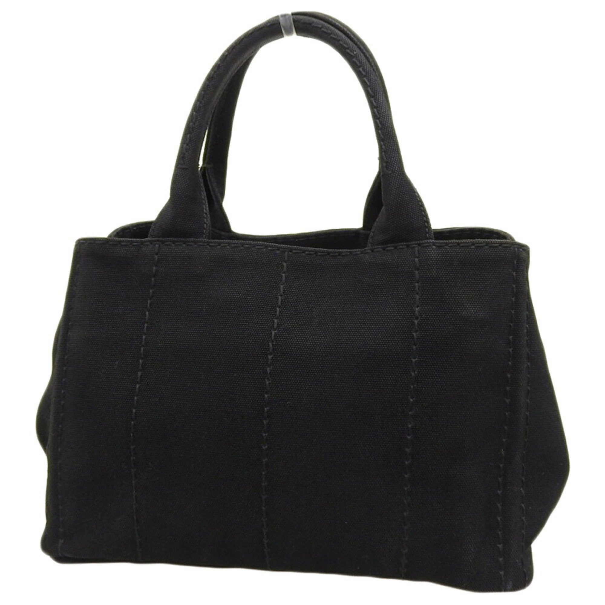 Prada Black Canvas Handbag (Pre-Owned)
