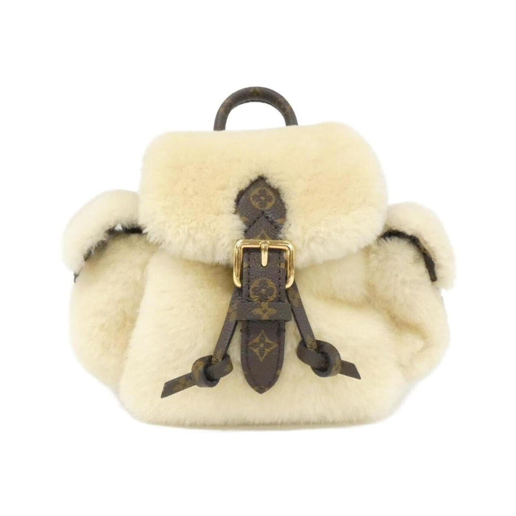 Louis Vuitton Cream Coated Canvas Backpack (Pre-Owned)
