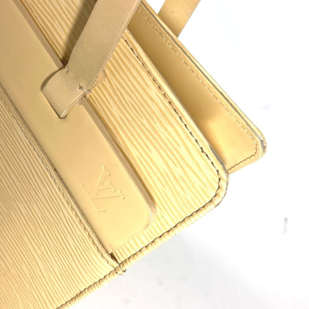 Louis Vuitton Vanilla Yellow Epi Leather Shoulder Bag Tote Bag (Pre-Owned)