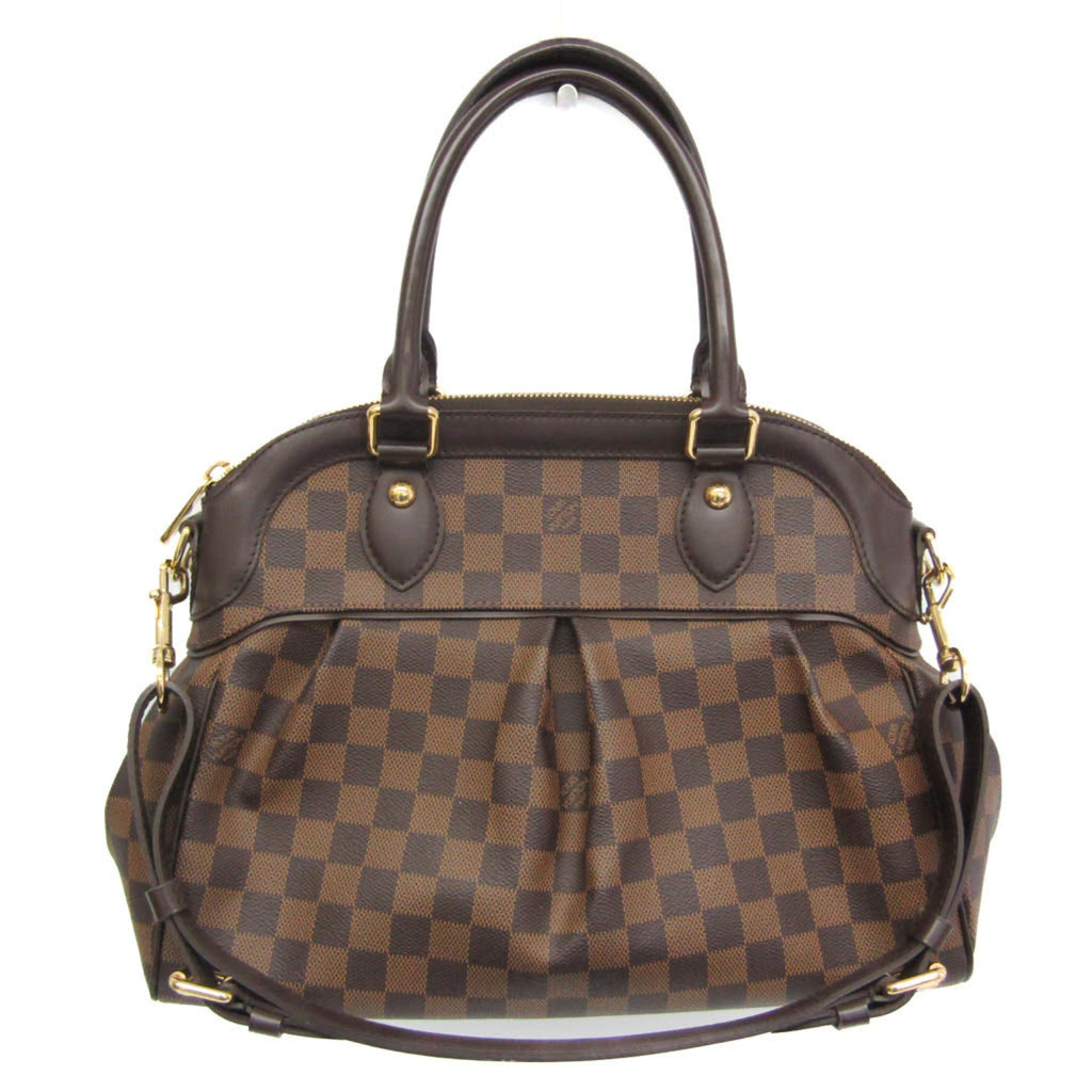 Louis Vuitton Damier Ebene Damier Canvas Handbag Shoulder Bag (Pre-Owned)