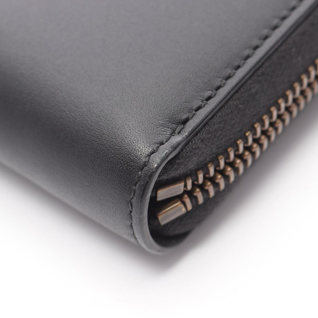 Gucci Black Leather Long Wallet (Bi-Fold) (Pre-Owned)