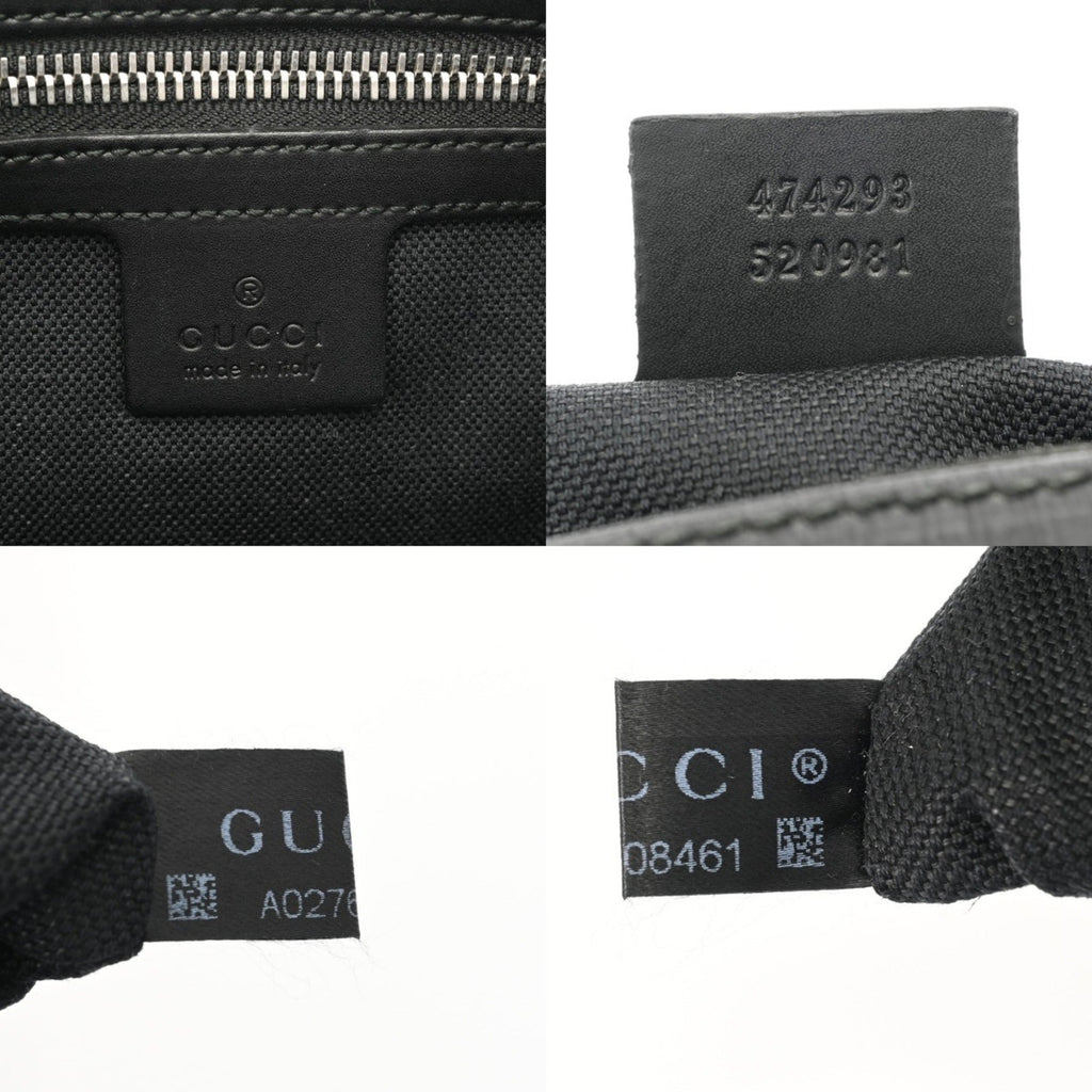 Gucci Black Gray Gg Supreme Canvas Sling Bag (Pre-Owned)