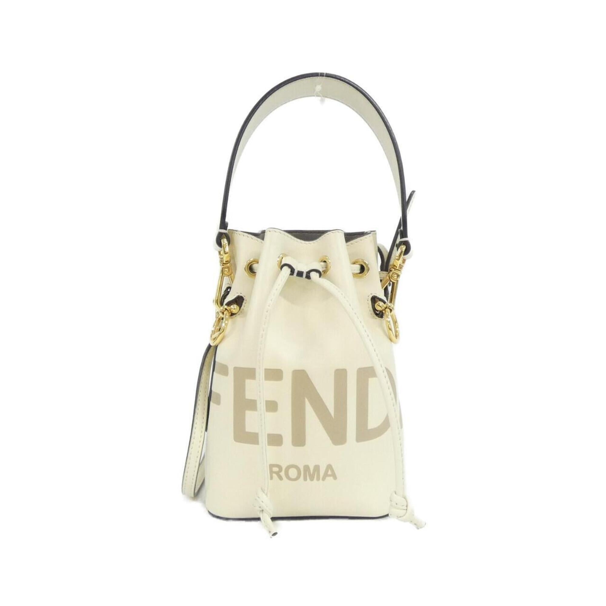 Fendi Beige Leather Handbag (Pre-Owned)