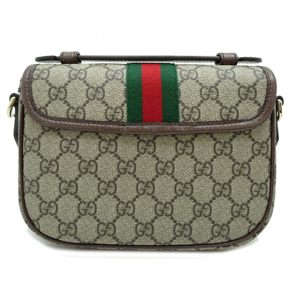 Gucci Beige Gg Supreme Shoulder Bag (Pre-Owned)