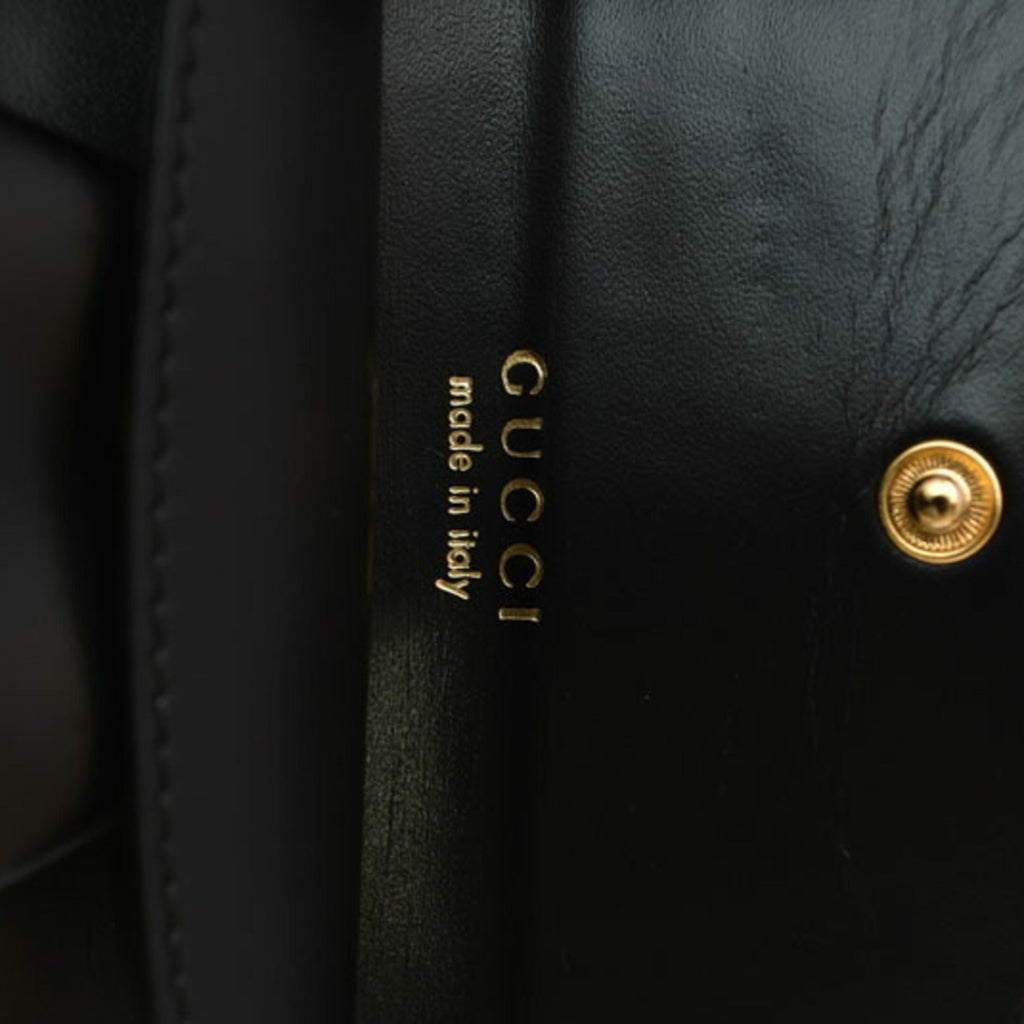 Gucci Black Leather Coin Purse/Coin Case (Pre-Owned)