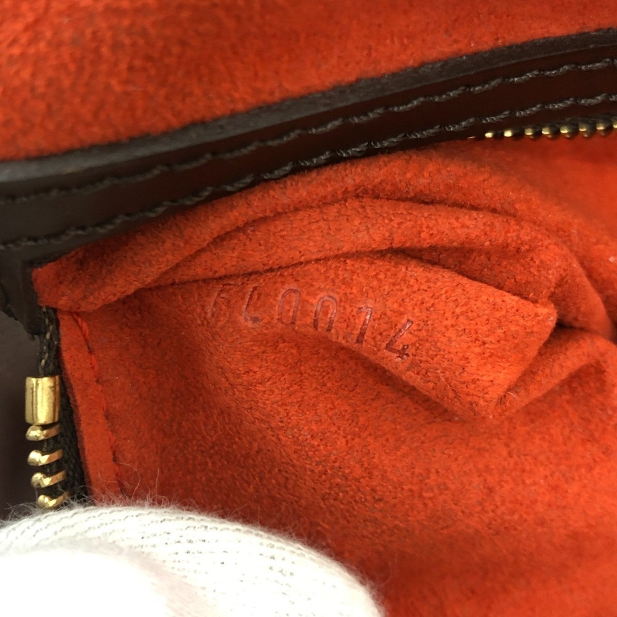 Louis Vuitton Ebene Damier Canvas Handbag Tote Bag (Pre-Owned)