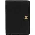 Chanel Black Leather Wallet (Bi-Fold) (Pre-Owned)