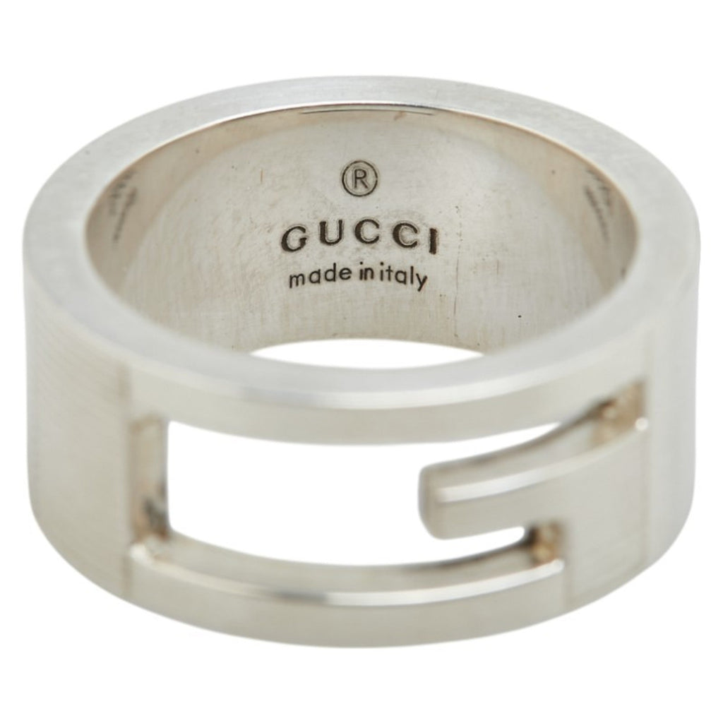 Gucci Silver 925 Band Ring (Pre-Owned)