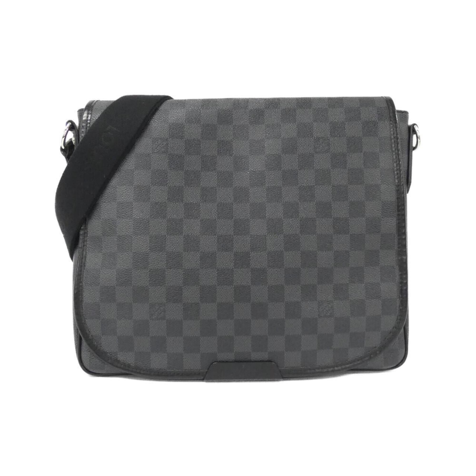 Louis Vuitton Graphite Coated Canvas Shoulder Bag (Pre-Owned)