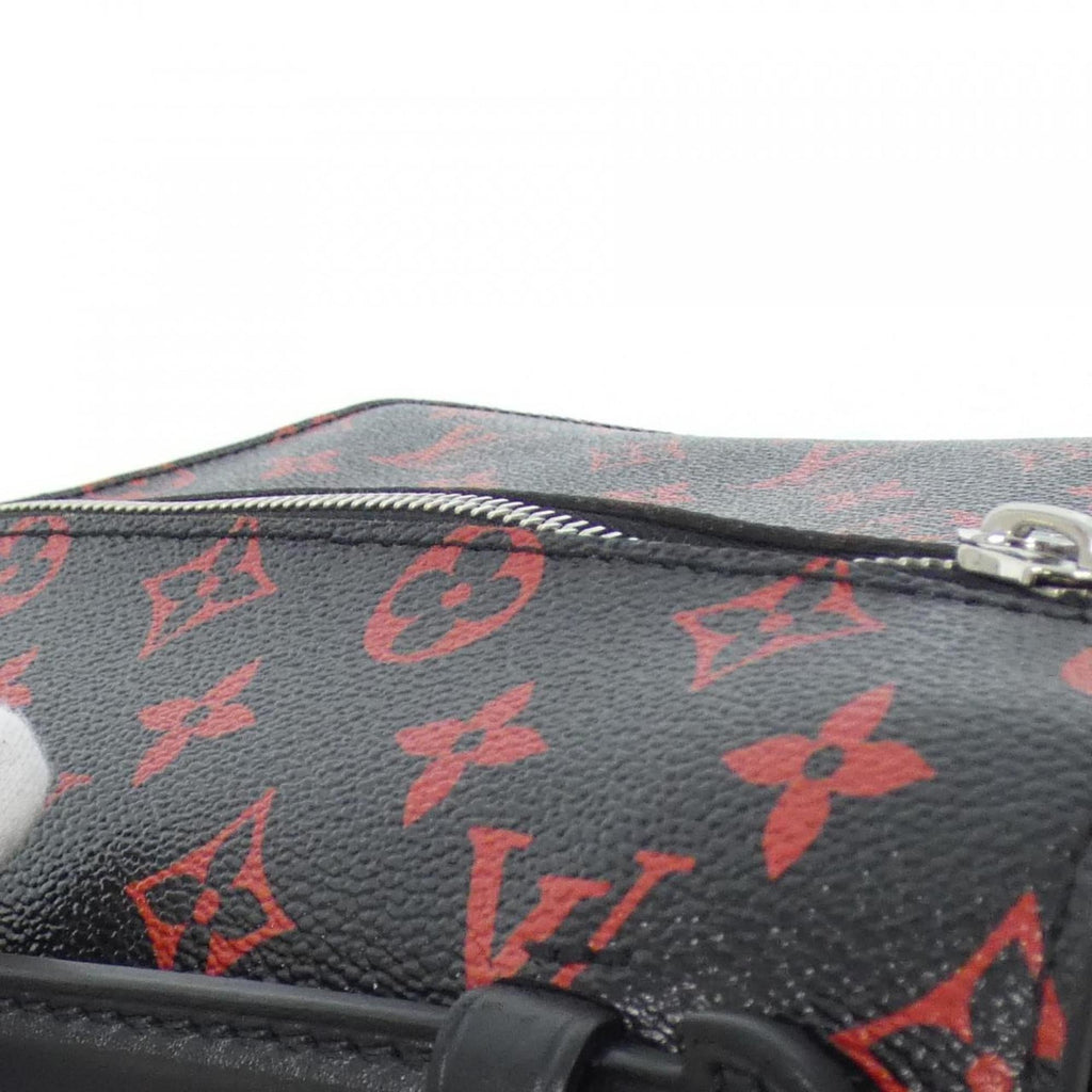Louis Vuitton Black Rouge Coated Canvas Handbag Pochette (Pre-Owned)
