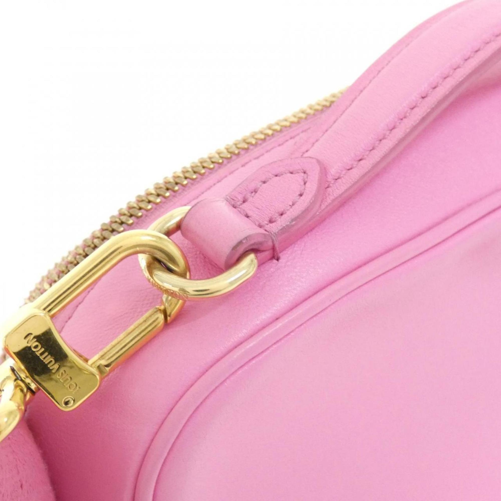 Louis Vuitton Rose Leather Shoulder Bag (Pre-Owned)